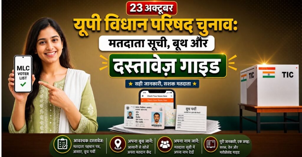 यूपी विधान परिषद चुनाव 2026 मतदाता सूची में नाम खोजें